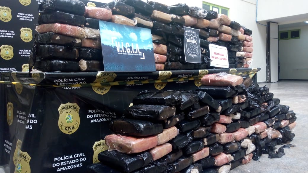 Polícia apreende mais 300 Kg de 'super maconha' no Amazonas