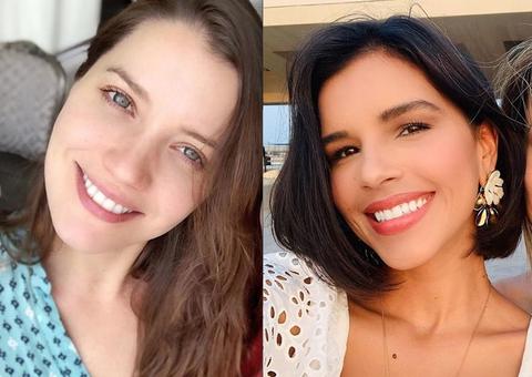 Nathalia Dill posta foto antiga com Mariana Rios: ‘Logo estarão barrigudas’