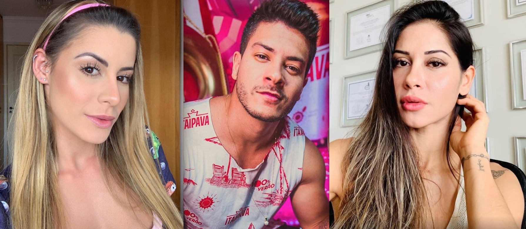 Mayra Cardi diz acreditar que Arícia Silva é amante de Arthur Aguiar há 2 anos