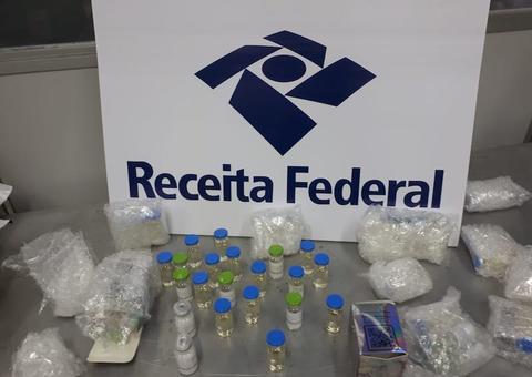 Fiscalização da Receita Federal apreende hormônios no aeroporto de Manaus