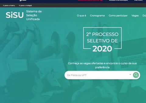 Sisu abre hoje com 51 mil vagas no ensino superior público