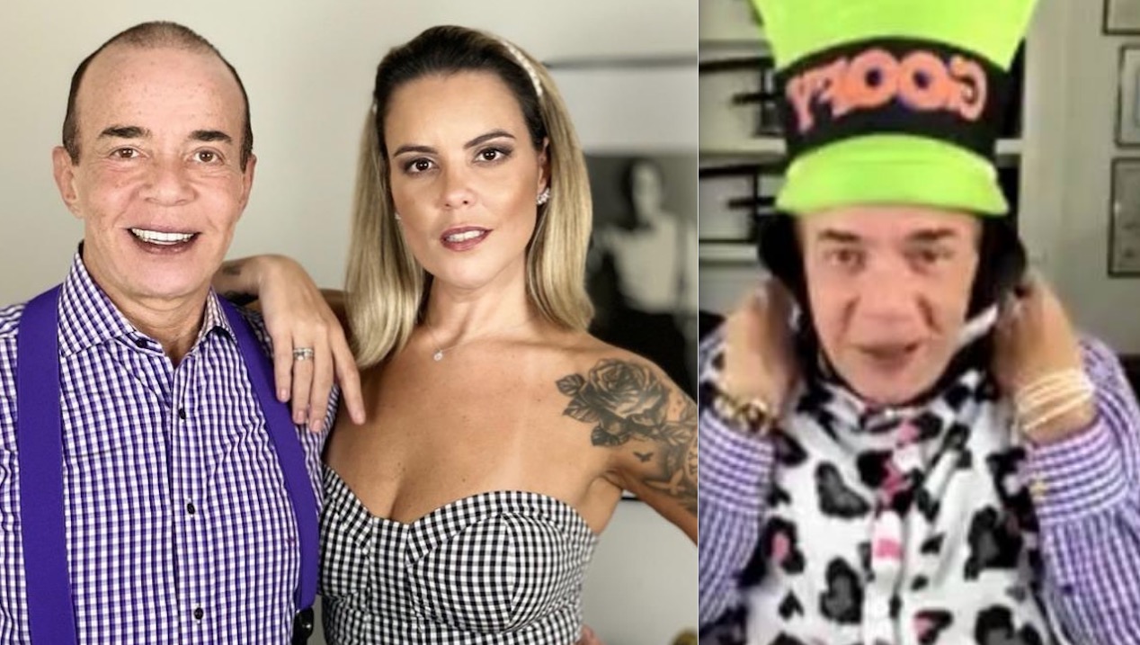 Chiquinho Scarpa mostra fantasia de Pateta que usa para transar com namorada