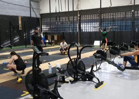 Crossfit da academia Nilton Lins retoma atividades seguindo medidas contra Covid-19