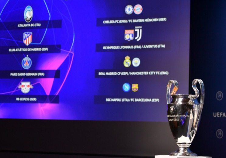 Quartas de final da Liga dos Campeões terá PSG contra Atalanta; veja outros confrontos