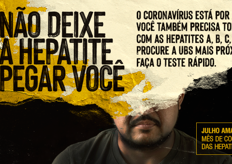 Não deixe a hepatite pegar você!