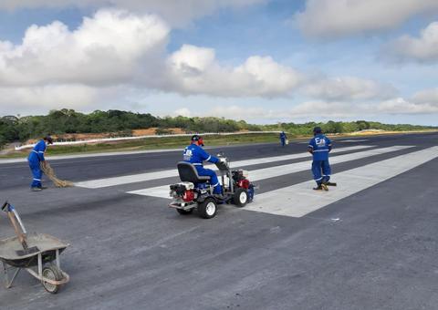 Obras na pista do Aeroporto de Manaus são concluídas após dois anos