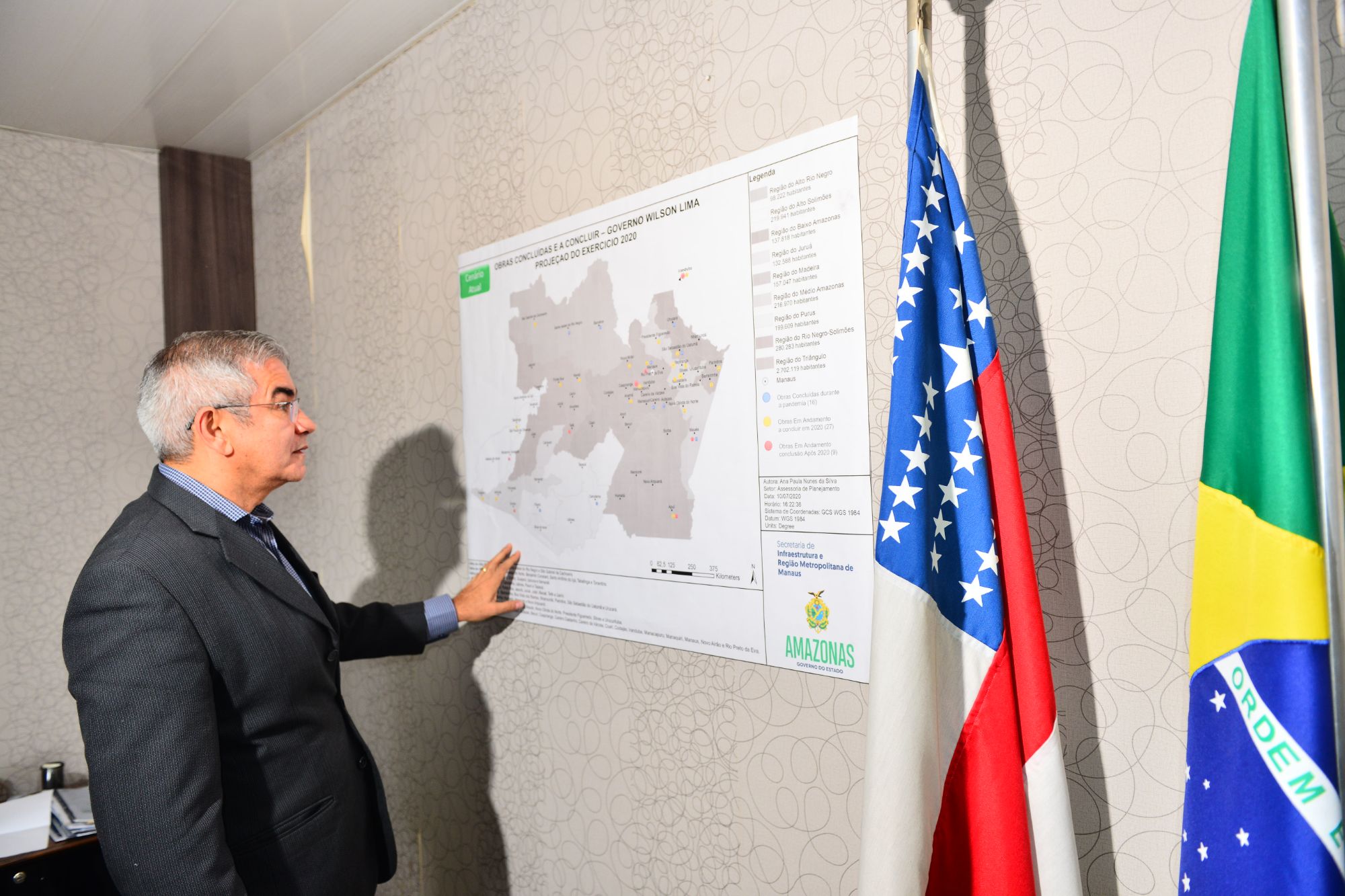 Obras no Amazonas devem gerar mais de 10 mil empregos, diz Seinfra