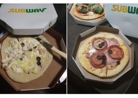 Subway vira piada na web após entregar 'pizza feia'; confira