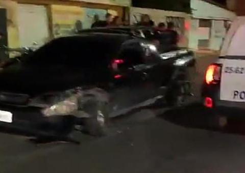 Supostamente embriagado, homem causa grave acidente em Manaus e foge