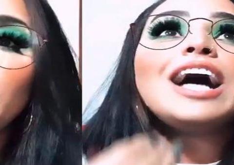 Perla se irrita com críticas por usar maquiagem durante treino e manda recado 