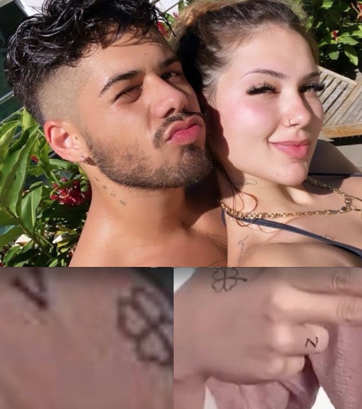 Namorando há 1 semana, Zé Felipe e Virgínia Fonseca fazem tatuagem juntos