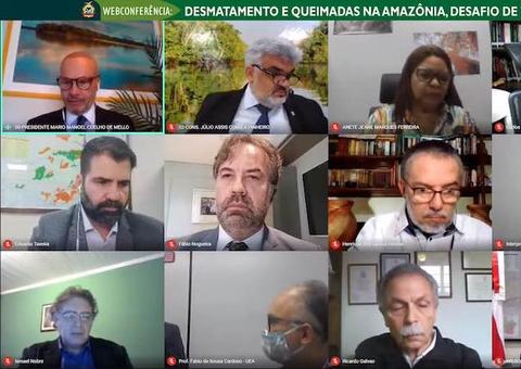 Webconferência sobre desmatamento promovida pelo TCE está em redes sociais