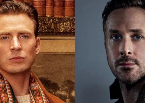 Chris Evans e Ryan Gosling estrelam filme mais caro da Netflix