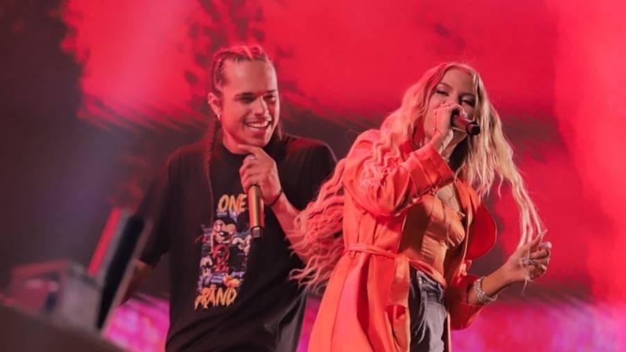 Luisa Sonza participa de show drive-in com Vitão e rumores de affair aumentam