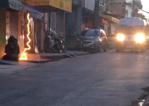 Vídeo: Granada de membros do PCC é destruída após confronto com a Rocam em Manaus