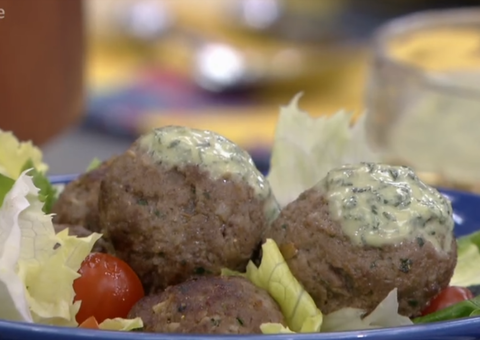 Ana Maria Braga ensina a fazer Almôndega com iogurt e hortelã; confira