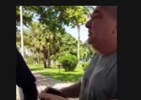 Em novo vídeo, desembargador enfrenta guardas e ameaça: 'Olha aqui se eu quiser sacanear'