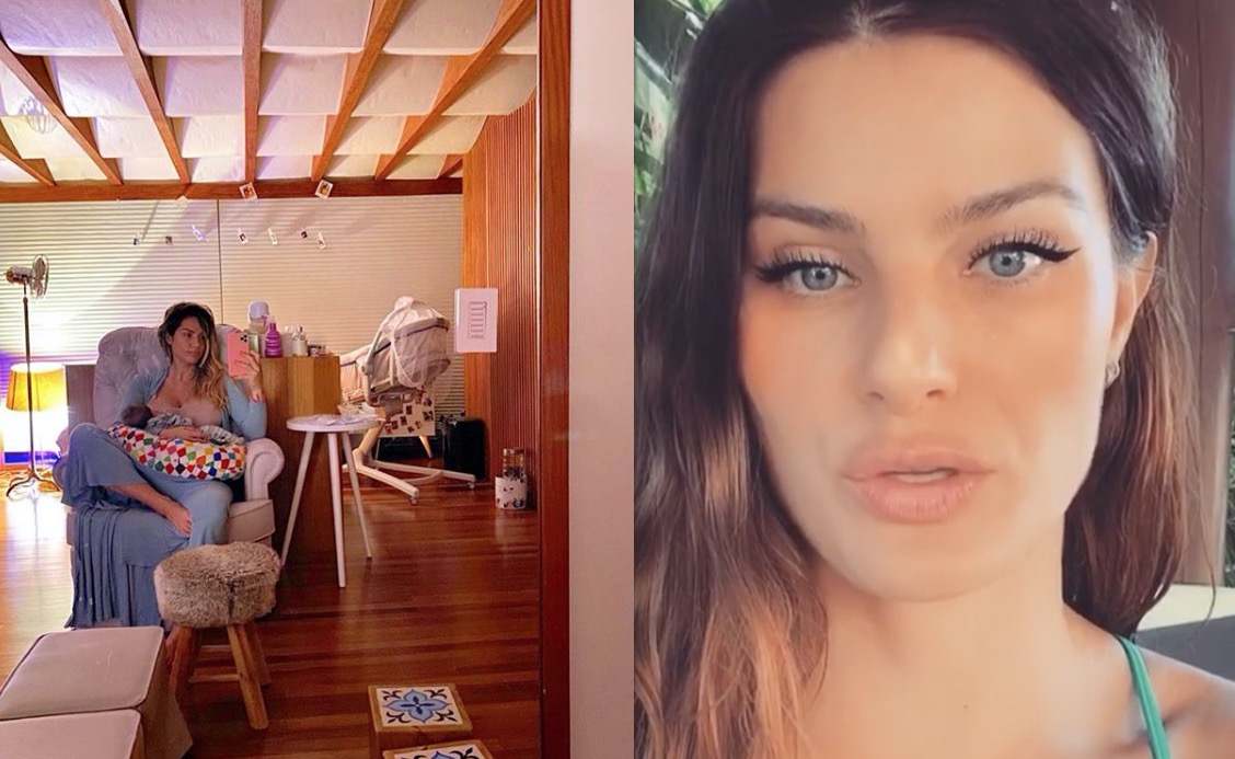 Giovanna Ewbank reage após comentário polêmico de Isabelli Fontana em foto amamentando