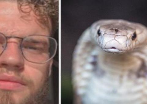 Picado por naja, estudante de veterinária pode ter que reembolsar zoológico