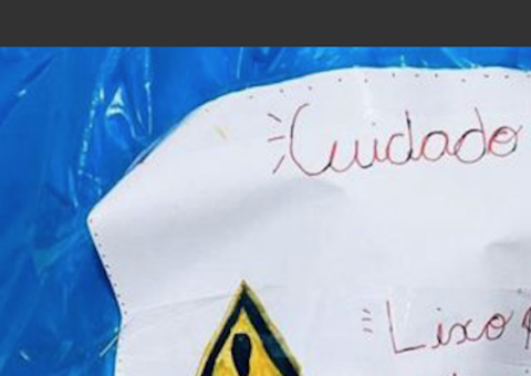 Menina com suspeita de coronavírus alerta garis ao escrever bilhete em saco de lixo