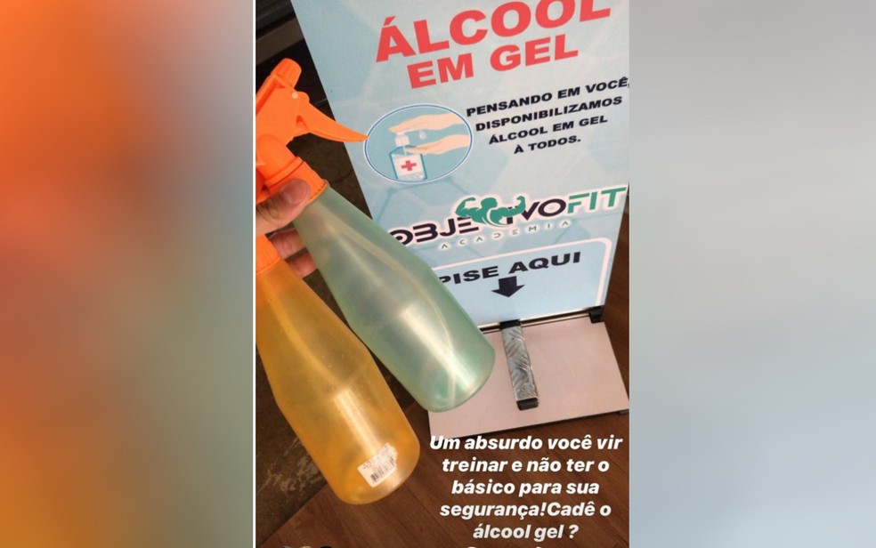 Aluno é agredido por dono de academia ao cobrar álcool para limpeza das mãos e aparelhos