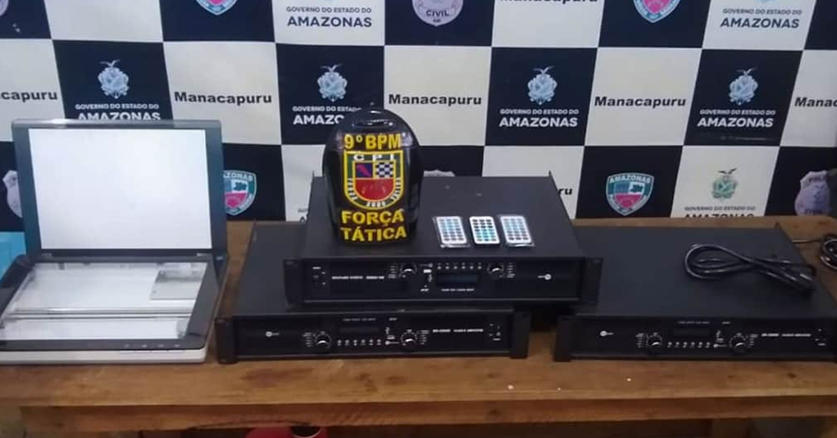 Homem é preso com aparelhos eletrônicos roubados no Amazonas