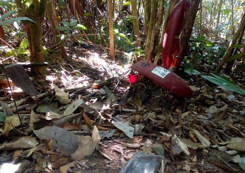 Polícia encontra área usada para desmanche de motocicletas roubadas em Manaus 