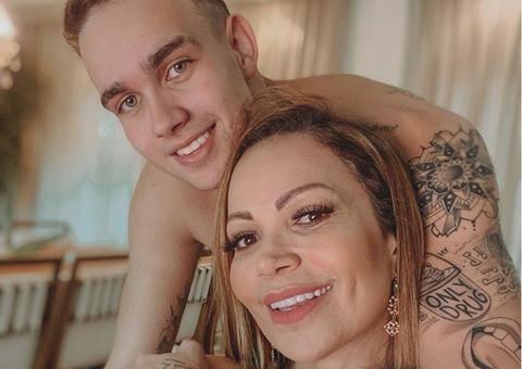 Filho de Solange Almeida perde 75kg e mostra antes e depois