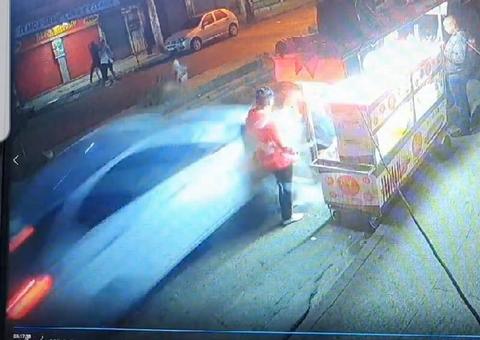 Motorista bêbado atropela cinco e uma das vítimas perde a perna  