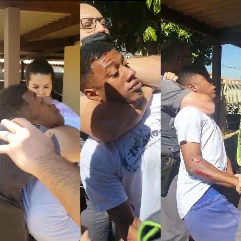 Jovem que levou mata-leão da PM pode responder por crimes