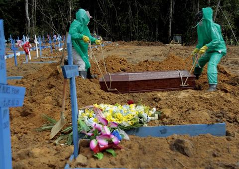 Amazonas alcança mais de 3,2 mil mortes por Covid-19 e supera 96 mil casos 