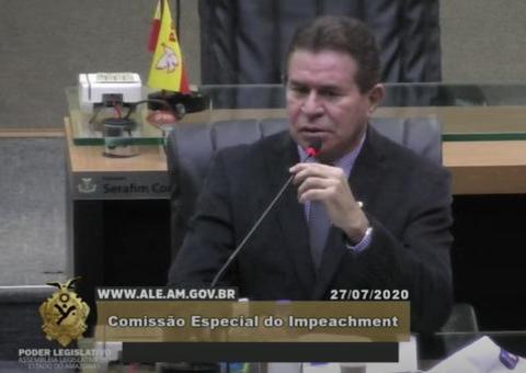 Relator do impeachment de Wilson Lima reclama de prazo curto para analisar denúncias