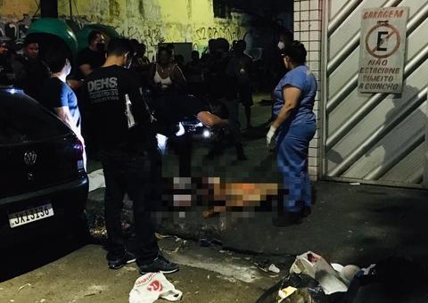 Vendedor de água tem corpo crivado a balas em Manaus