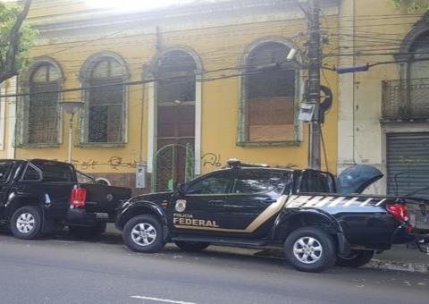 Polícia Federal está nas ruas no Centro de Manaus