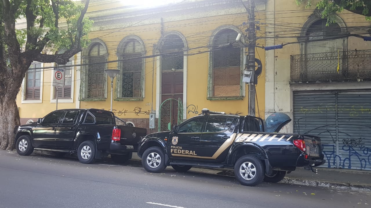 Polícia Federal está nas ruas no Centro de Manaus