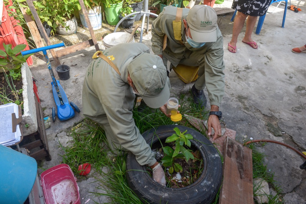 Visitas domiciliares reforçam combate ao mosquito da dengue em Manaus 