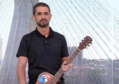 Felipe Andreoli cai no choro em homenagem a Rodrigo Rodrigues na Globo
