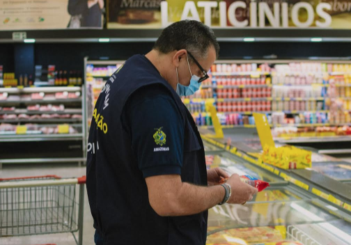 Quase 50 quilos de alimentos vencidos são apreendidos no DB em Manaus