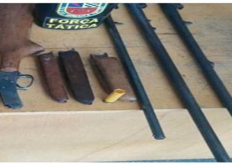 Armados, suspeitos de tentativa de homicídio são presos no Amazonas