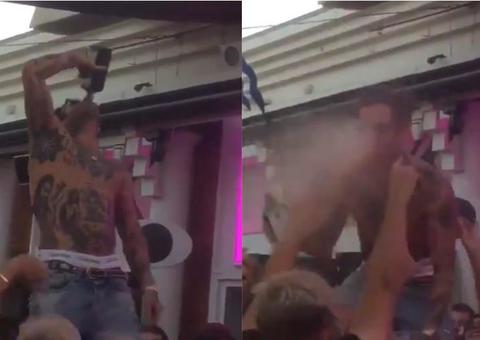 Vídeo mostra DJ dando cusparada em plateia em meio à pandemia da Covid-19 