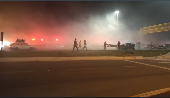 Engavetamento com mais de 20 veículos deixa 7 mortos em grave acidente no Paraná