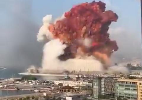 Vídeos mostram gigantesca explosão em Beirute, no Líbano; confira