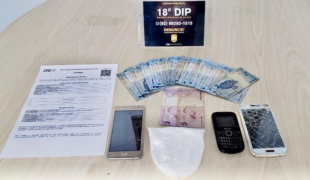 'Bebezão', foragido do Pará é preso ao ser flagrado traficando em Manaus 