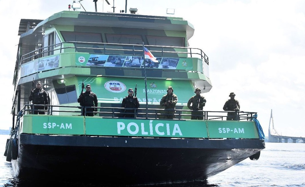 Base fluvial para combate ao tráfico de drogas é inaugurada no Amazonas 