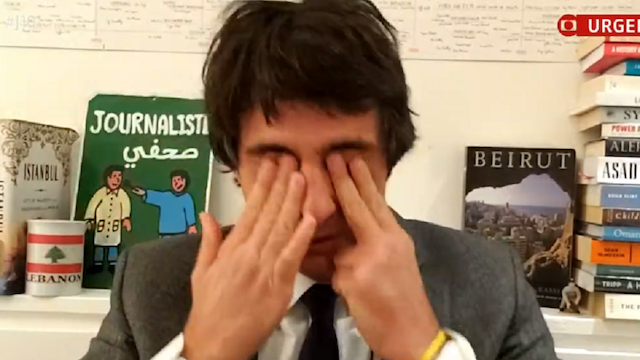 Jornalista da Globo se emociona durante programa ao falar de explosão em Beirute