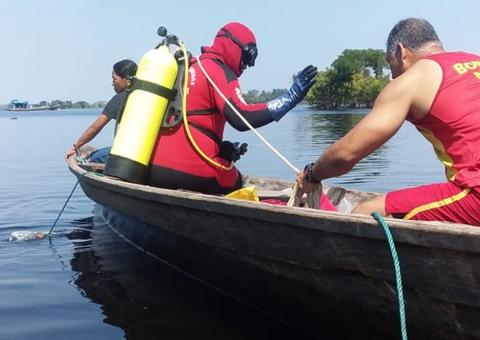 Pescador morre afogado ao tentar achar equipamento que caiu em igarapé no Amazonas