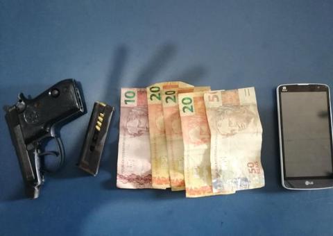 Mototaxista é preso portando arma de fogo no Amazonas 