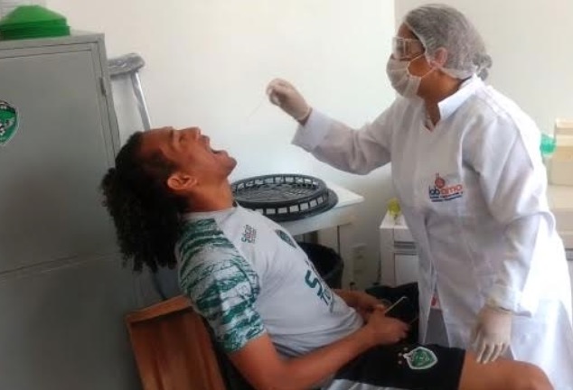 Elenco do Manaus FC realiza testes da Covid-19 antes de estreia na Série C