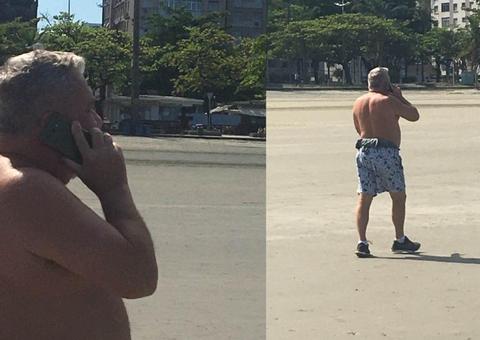 Desembargador volta a ser flagrado sem máscara e dispara: 'Ignoro essas viaturas da guarda'