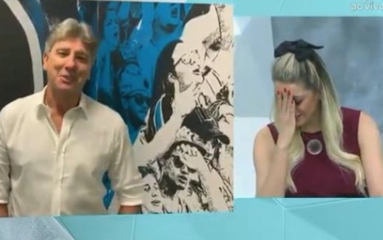 Renato Gaúcho provoca Renata Fan após derrota do Inter para o Grêmio: 'chora'